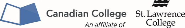 Logo: Canadian College X St. Lawrence College 加拿大學院 X 聖勞倫斯學院