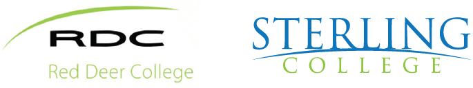 Logo: Sterling College X Red Deer College