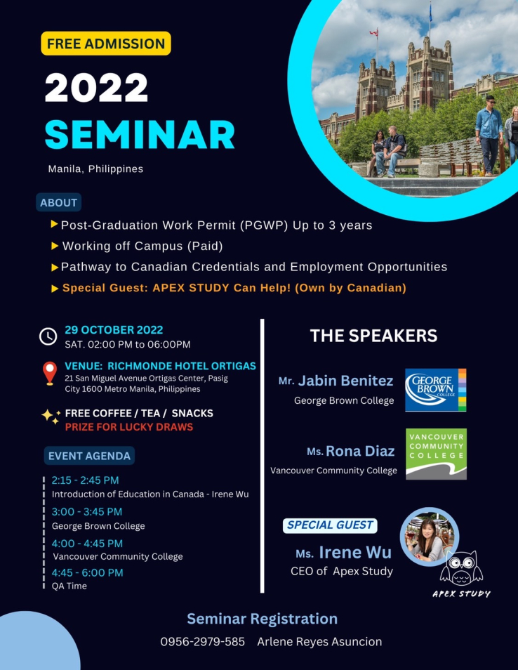 圖片: 加拿大總顧問愛琳姊受邀菲律賓說明會~2022.10.29